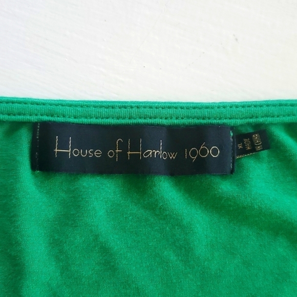 NWOT SUPER SEXY HOUSE OF HARLOW×REVOLVE YULIA CROP TOP IN GREEN SZ XL - Picture 10 of 14